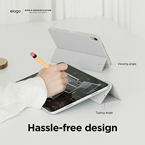 Elagog magnetskog folija za iPad 10. generaciju - zadnja ploča može se pričvrstiti na metalne materijale, kompatibilan sa jabukom olovkom i Elago-ovom olovkom