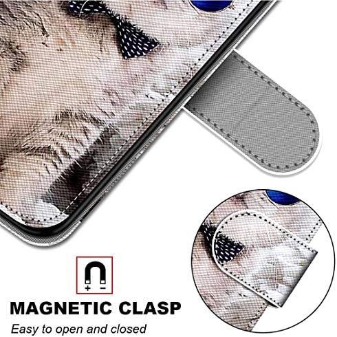 SATURCASE Case za Samsung Galaxy S21 Plus, lijepa PU Koža Flip Magnet Wallet Stand kartice Slotovi za ruke