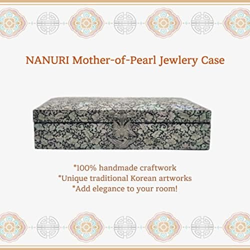 일반 Nanuri matična kutija za nakit velike veličine sa ogledalom / lakiranim korejskim plemenitim kutijom