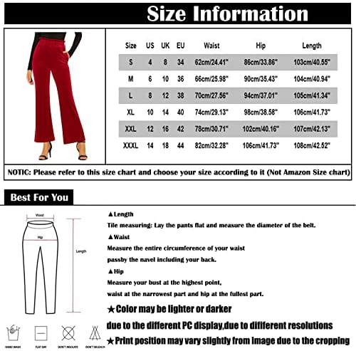 Fqzwong pantalone visokog struka za žene odjevene široke noge poslovne Casual pantalone sa proširenjem Plus veličine radne pantalone