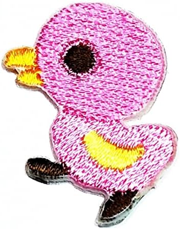 Kleenplus 3kom. Mini slatka patka šije željezo na vezenim zakrpama Crtić Pink Duck naljepnica Craft projekti dodatak za šivanje DIY amblem Odjeća kostim aplikacija značka