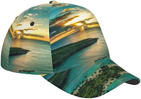 Ocean Tropical Island bejzbol kapa za muškarce i žene, bejzbol kapa za odrasle, za trčanje treninga i aktivnosti
