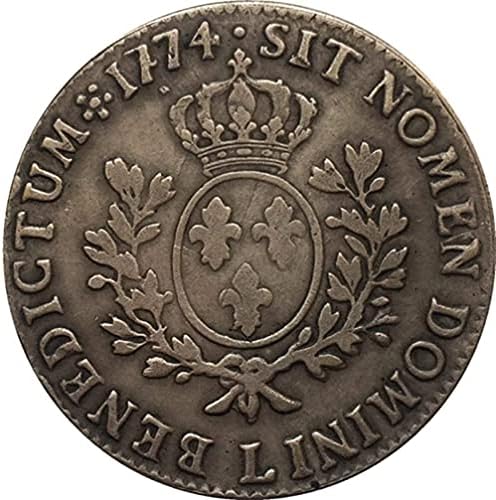 1774 Francuski novčić Čisti bakarski obrtni kovanica za obrt sa kolekcijom kolekcija kolekcija kovanica