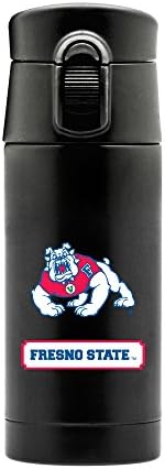 NCAA Fresno State Bulldogs 13oz dvostruki zidni nehrđajući čelik Termos, mat crna