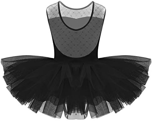 Iiniim Kids Girls Cutout Back Ballet Dance Tutu haljina Leotard suknja Ballerina Dancewear CoustEs