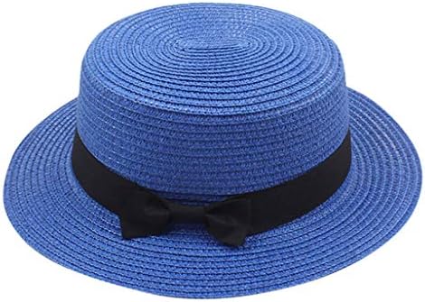 Ljetni ženski šešir plaža ženska čvrsta slamnata slamnata kapa za sunce sa vizirom za sunce bejzbol kape vuneni šešir