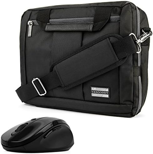 Crna torba za prijenosnu računaru od 10 do 12 inča sa mišem za Galaxy Tab S8 + Plus, A8, S8, S7 FE, S7 +, S7 A7