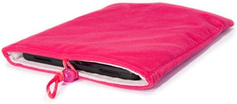 Boxwave Case kompatibilan sa skakačem EZPAD 4S - baršunaste torbice, meka Velor tkanina torba sa markama za skakač za skakač Ezpad 4S - Cosmo Pink