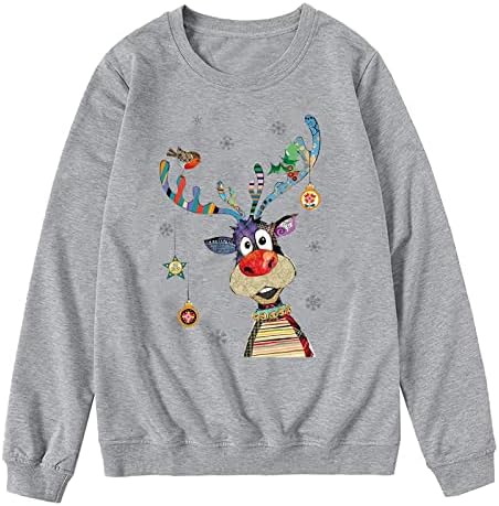 Diyago dugih rukava mama i ja, božićna porodična pulover Porodični set smiješni praznični duks majica