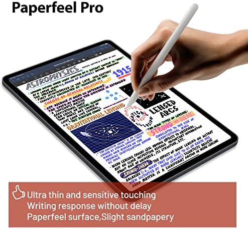 BERSEM Paperfeel zaštitnik ekrana [Paperfeel Pro] kompatibilan sa iPad Air 5. generacije / iPad Pro 11 inč
