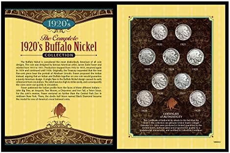 Američka kovanica Complete 1920-ih Buffalo Nickel kolekcija