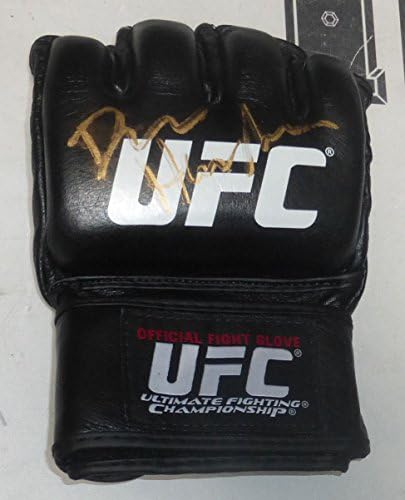 Dan Henderson potpisao zvanične UFC borbene rukavice PSA / DNK COA ponos autogram 100 UFC rukavice sa 93