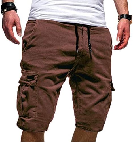 Andongnywell muške sportske kratke hlače sa elastičnim strukom sa vezicama brzo se suše sa džepovima za