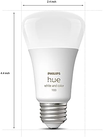 Philips Hue bijela i ambijent u boji srednji Lumen & amp; bijeli i ambijent u boji 2-Pack A19 LED Smart