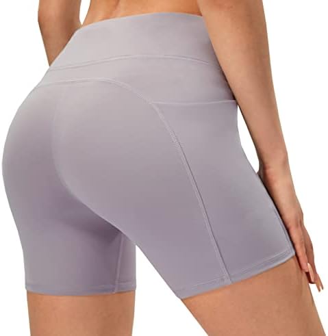 Persit ženske kratke hlače za žene za žene za žensku temmu kontrolu atletski trening trčanja s džepovima