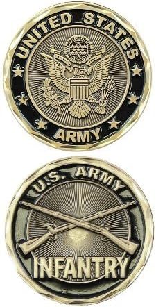 Američka vojska pešadijska izazovnica novčića