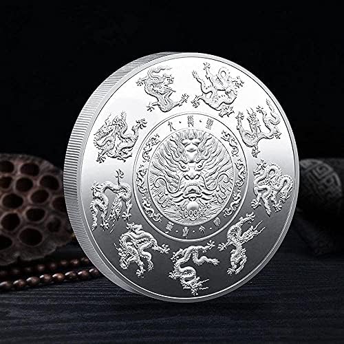 Devet zmajeva zida Big Disk Komemorativni kovani kovat Poslanička medalja Business Travel Poklon Komemorativna