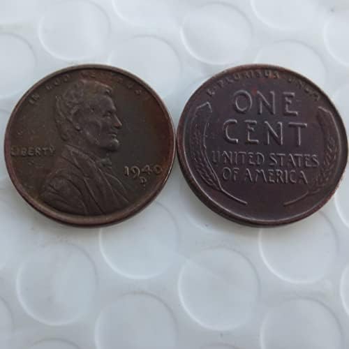 1940. Američki Lincoln Cent Compion Comemorativni novčić