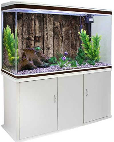 T & H Početna Akvarij Dekor Pozadine - Jednostavno zrno zrna riba Pozadina akvarij naljepnica za naljepnice