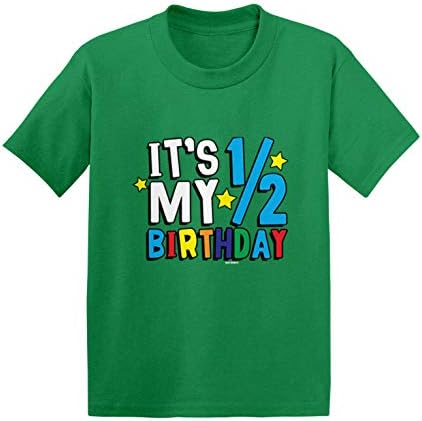 Haase Neograničeno, moj je moj 1/2 rođendan - pola 6 mjeseci stare dojenčad / toddler pamuk dres majica