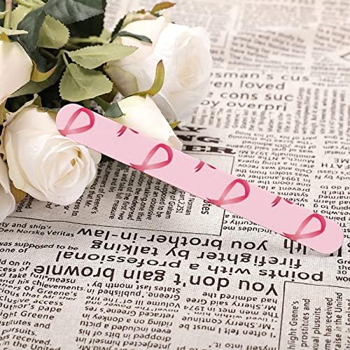 Svjesnost s rakom dojke Pink traku File za nokte Dvostrane fileri za nokte Trake Emery ploče Alat za manikuru za dom