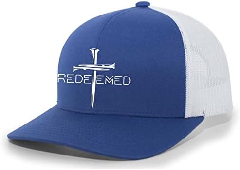 Christian Redeemed Cross Nails Muški Vezeni Mrežasti Kamionski Šešir