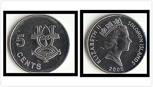 Oceanija Nova Salomonska ostrva 5 poena Kovanice 2005 Izdanje Strani kovani pokloni