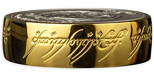 2023 DE Lord of the Prstenovi Powercoin Jedan prsten 3 oz Silver Coin 5 $ Samoa 2023 3 oz Antique Finish