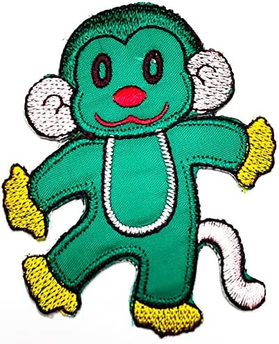 Kleenplus 2kom. Majmun slatka vezena pegla na šiju na zakrpu za Kostimiranu odjeću farmerke jakne šeširi ruksaci majice modni Umjetnost majmun Dance Cartoon naljepnice za naljepnice