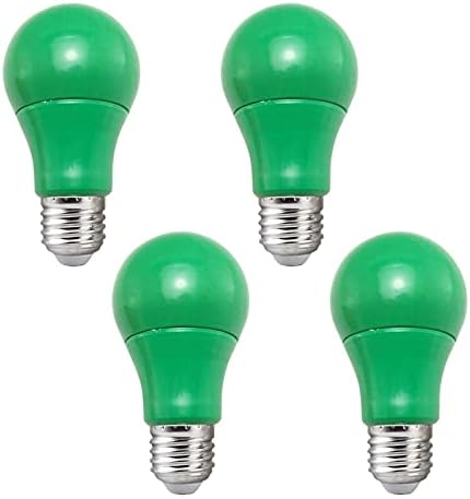 A19 LED zelene sijalice, 7W E26/E27 osnovna LED zelena svjetla u boji, dekorativna sijalica za zabavu, trijem,
