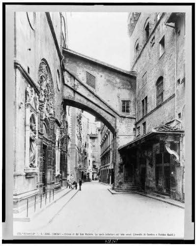 HistoricalFindings fotografija: Firenze,Chiesa di Ili San Michele,Arnolfo di Cambio e Taddeo Gaddi,Italija,1880