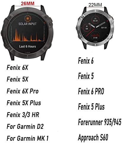 FORFC 22mm traka za sat za Garmin Forerunner 945 935 Fenix 5 5Plus Fenix 6 Pro Silikonski Smart Watch Band brzo oslobađanje narukvica Correa