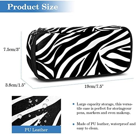 Travel Makeup Bag Vodootporna kozmetička torba torba za točku šminke za žene i djevojke, zebra životinjski