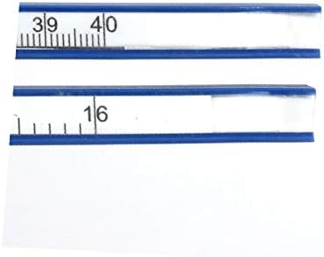X-Dree odjeća Meka plastika 40cm 16inch fleksibilna krivulja ravnalo plava bijela 2pcs (Tienda de Ropa de plástico Blando 40 cm 16 Pulgadas Curva Curva Azul Blanc-O 2pcs