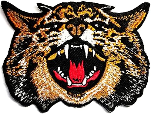 Kleenplus 3kom. Smile Tiger Sew Iron on vezene zakrpe crtani film mačka Tigar naljepnica Craft projekti dodatak šivanje DIY amblem Odjeća kostim aplikacije značka